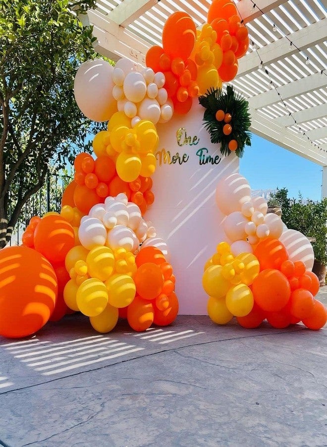 FI - FLICK IN 5 Pcs Big Jumbo Orange Balloon for Themed Birthday Decoration Giant Large Latex Balloons for Photo Shoot, Wedding, Baby Shower, Birthday Party (Pack of 5) - Image 3